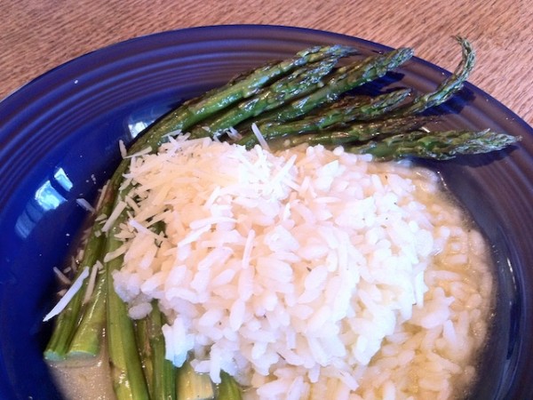 Risotto and Roasted Asparagus